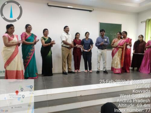 Dr Zulekha Begum, and Dr Bhavana, III MDS, Department of Pedodontics, 1st Prize in Puzzle Competition.