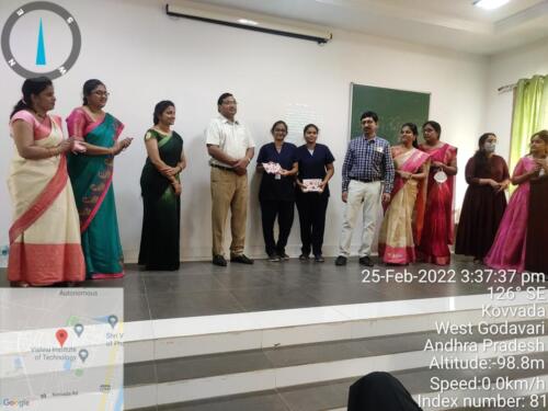 Ms. Divya Meghana, and Ms. Rachana, IV BDS, 3rd Prize in Puzzle Competition.